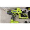 Image 2 : Ryobi Cordless 18V P593, Yardworks 241 Charger + Battery , Various Other Chargers