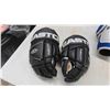 Image 2 : Hockey Equipment ; Gloves, elbow Pads, Shin Guards, Chest Pad Sz Lg, Hockey Pants