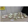 Image 1 : Royal Albert China - Tea Rose ; 10 Tea Cups, 12 Saucers, Cream + Sugar, 2 Serving 