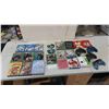 Image 1 : Xbox + PS Games & Controllers &  7 DVDs/ Blu Rays