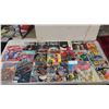 Image 1 : 18 Comic Books ; DC, Comely Comix, Dark Horse, Marvel & Superman Sticker Book