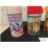 Image 2 : 4 Thermos ; 1963 Alvin Thermos, Aladdin The Flintstone, Aladdin Mickey Mouse,