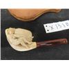 Image 2 : Meerschaum Pipe with Detailed Pixie Carving & Pipe Case