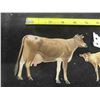 Image 2 : DE Laval Tin Cow Calf Display ; Cow 3" x 5" , Calf 2"x 3" 