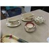 Image 1 : China ; Gravy Boat, Sugar, Cups + Saucers, Collector Plate