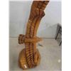 Image 2 : Wood Carved Eagles (2) 84" Tall 
