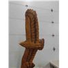 Image 3 : Wood Carved Eagles (2) 84" Tall 