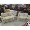 Image 1 : 2 Vintage Love Seats - both 60" wide