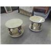 Image 1 : 2 Marble Fancy End Tables