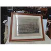 Image 1 : Framed Fox Hunt Print 30" x 37" 