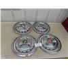 Image 1 : Set of 4 '57 Chevy Bel Air Hubcaps