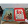 Image 2 : 6 Coca-Cola Trays - some old, some not as old 