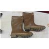 Image 2 : Men's Rubber Boots, Steel Toed + Shank Sz 7 + 9