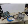 Image 1 : Drill Bits, Drum Sander, Allen Wrenches, Fish Tape, Clamp, Level