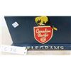 Image 2 : Canadian Pacific Telegram Metal Desk Top Organizer 4" x 7" x 10" 