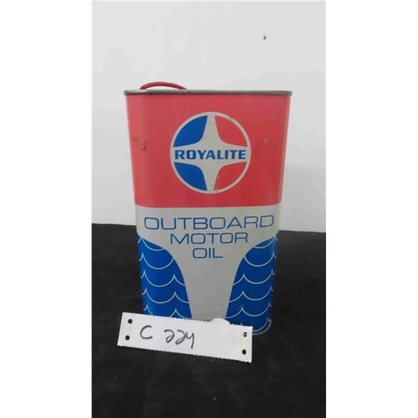 Royalite Racing Oil Royalite Outboard Motor Oil Quart Can