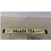 Image 1 : Salada Tea Door Bar 3"x 32"  Rare Vintage with Black Lettering 