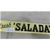 Image 3 : Salada Tea Door Bar 3"x 32"  Rare Vintage with Black Lettering 