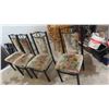 Image 2 : Kitchen table 36" x 60" Plus (1) 12" Leaf & 6 Chairs 