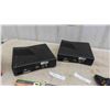 Image 8 : (2) Xbox 360 Consoles , 1 Power Adapter, 2 Controllers, 4 Games 