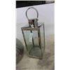 Image 2 : Light Fixture Mirrored Glass & Candle Lantern