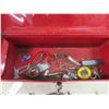 Image 2 : Tool Box Filled with ; Hammer, Pliers, Screwdrivers, Pipe Cutter, Files, Allen Keys,