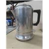 Image 8 : Vintage Tin ware ; Tea + Coffee Pots, Hanging Tray with 3 Utensils, Electric Percolator