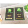 Image 2 : 2 John Deere Metal Signs 8" x 12" & 6 John Deere Decals