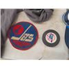 Image 12 : Jets Gear ; Jersey SZ XXL, Jersey Sz M/L, Hoody Sz XL + 2 XL, 2 Hats, Puck, plus more