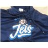 Image 3 : Jets Gear ; Jersey SZ XXL, Jersey Sz M/L, Hoody Sz XL + 2 XL, 2 Hats, Puck, plus more
