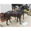 Image 2 : 2 Horses 12", Horse Bookends, Dinner Bell, Letter Holder 5.5" x 21" , Clock