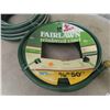 Image 2 : New Old stock (2) 50' - 5/8" Garden Hose + 6 Rolls of Tangle Guard