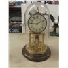 Image 2 : Anniversary Clock with Key, Electric Bedside Lamp 15" t, Cast Moose, Eagle Figurine