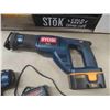 Image 2 : Ryobi + Rona Cordless Tools ; 18V Reciprocating Saw, 1/2" Drill, Circular Saw, 2