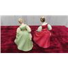 Image 2 : 2 Royal Doulton Figurines 1966 ; Fair Maiden 5.5" + 5.25" 