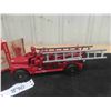 Image 2 : Antique Cast Metal Fire Alarm Truck in Original Box - Excellent Condition