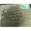 Image 2 : Antique 1930 Massey- Harris Universal Reaper Thresher Repair Parts Catalogue - 