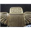 Image 2 : Vintage Solid Brass Hart Parr Tractor Radiator Emblem 2.5" x 8" - Very Heavy  - 
