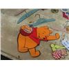 Image 8 : Disney + Winnie the Pooh Lot ; Vintage Disney Serving tray, Wooden Pluto Toy & Winnie