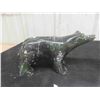Image 2 : 2 Inuit Soapstone ; Polar Bear & Bird - 7"  + 5" 
