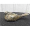 Image 8 : 2 Inuit Soapstone ; Polar Bear & Bird - 7"  + 5" 