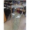 Image 1 : What Not Glass + Brass Shelf 15" x 58" tall 