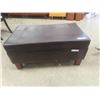 Image 1 : Ottoman with Storage 18" x 23" x 35" 
