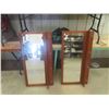 Image 1 : 2 Hall Mirrors 12" x 22"  with Coat Hooks