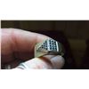 Image 3 : Men's Ring - Gold Plated Sterling Silver Cubic Zirconia Sz 9.5