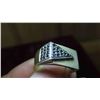 Image 5 : Men's Ring - Gold Plated Sterling Silver Cubic Zirconia Sz 9.5
