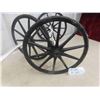 Image 5 : Vintage Wheels for Wagon 14" Wide