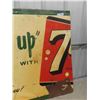 Image 2 : Fresh Up 7Up Sign - Metal 35" x 43" 