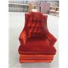 Image 1 : Living Room Swivel Rocker  Button Back Chair