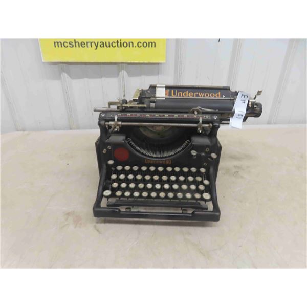 Underwood Manual Typewriter